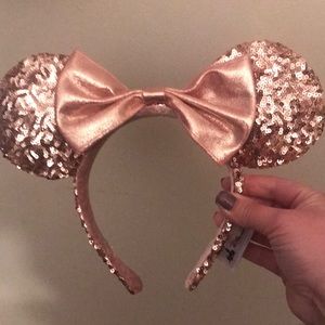 Rare Rose Gold Minnie Ears from Disney World